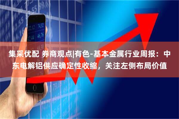 集采优配 券商观点|有色-基本金属行业周报：中东电解铝供应确定性收缩，关注左侧布局价值
